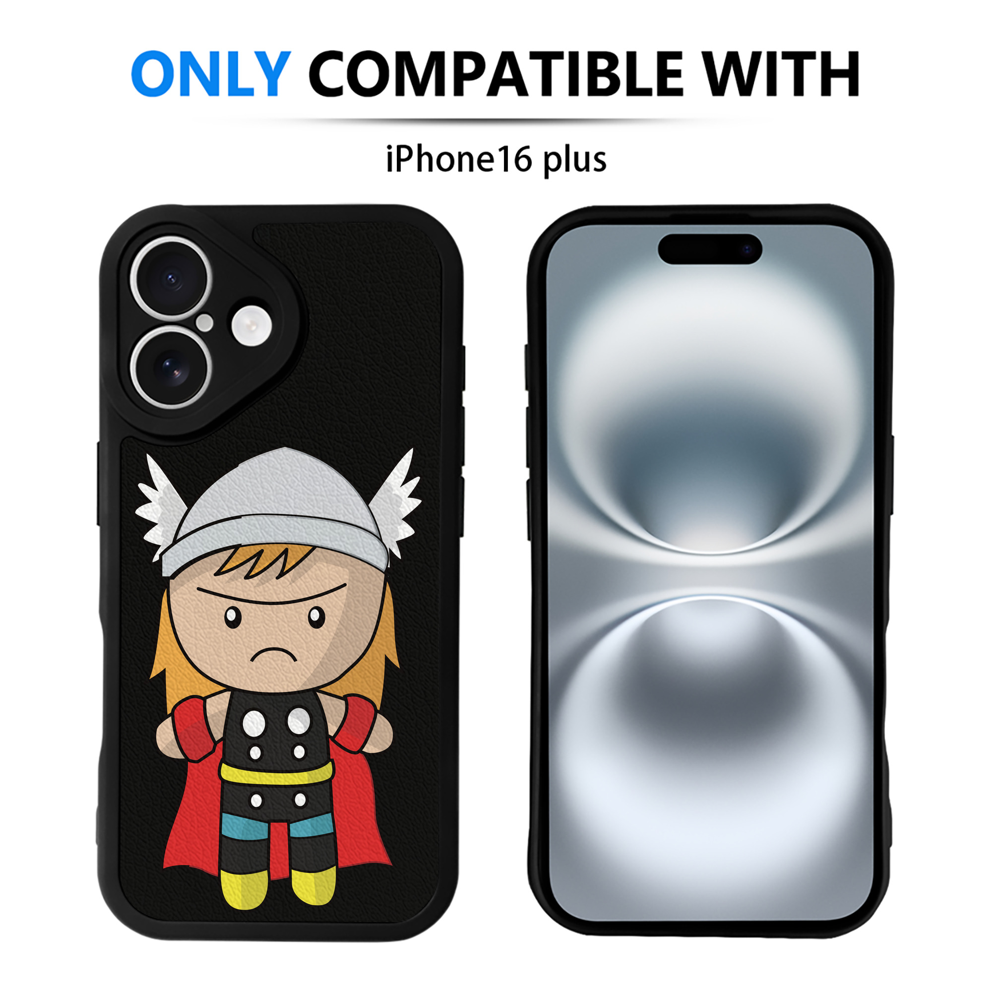 （画像用） アベンジャーズ The Avengers 【iPhone 16シリーズ対応】シリコンスマホケース（レザー調） 材質：シリコン